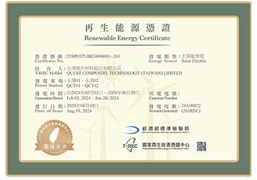 21st August, 2024 Renewable Energy Certificate